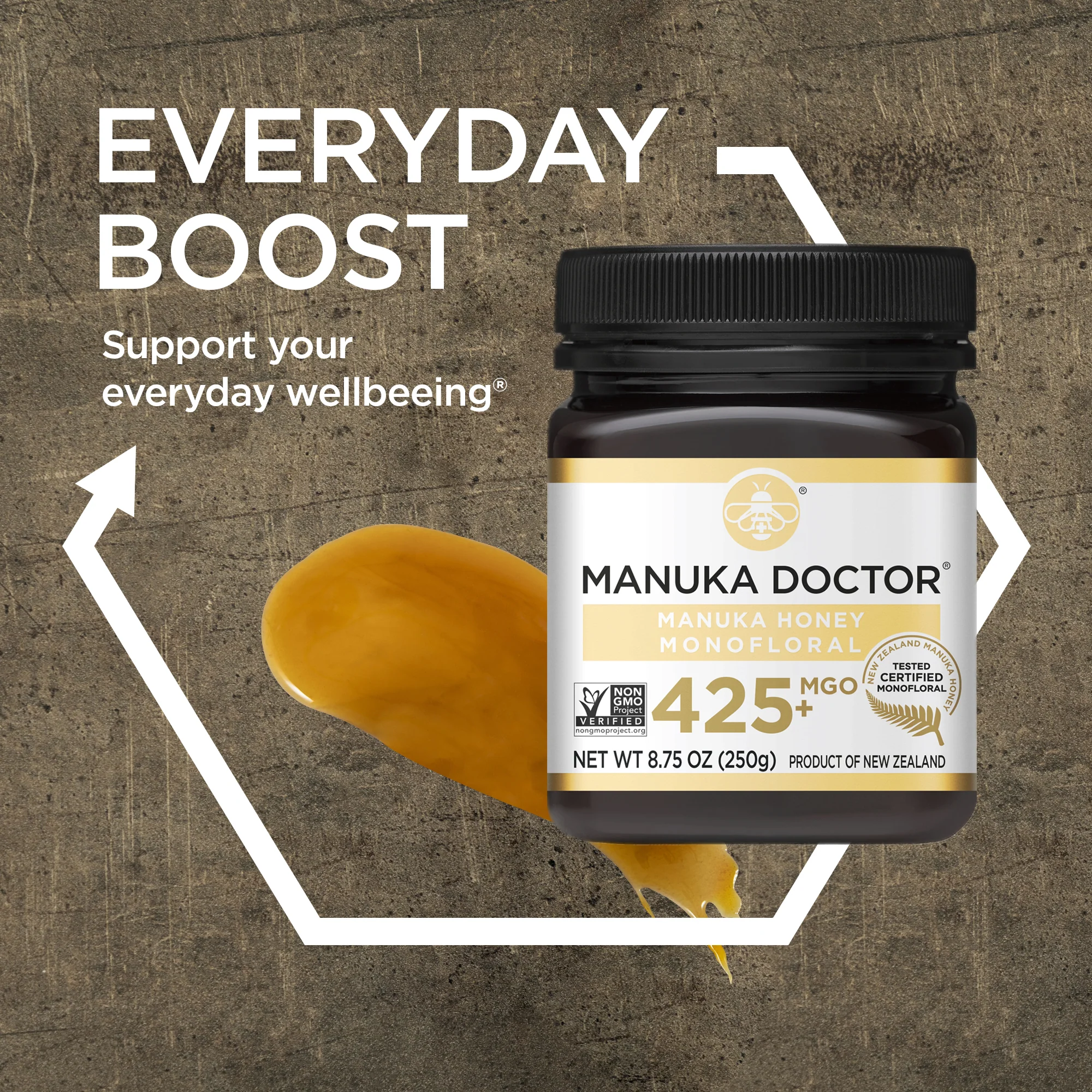 425 MGO Manuka Honey 8.75 oz - Image 3