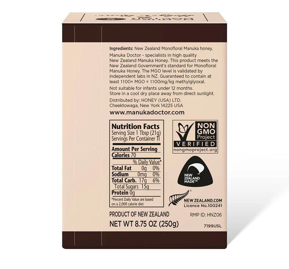 MD x Holger Rune 1100 MGO Manuka Honey 250g - Image 4
